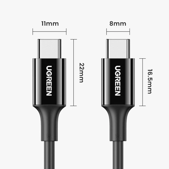 Кабель Ugreen USB Type-C to USB Type-C 1m White (UGR1288WHT)