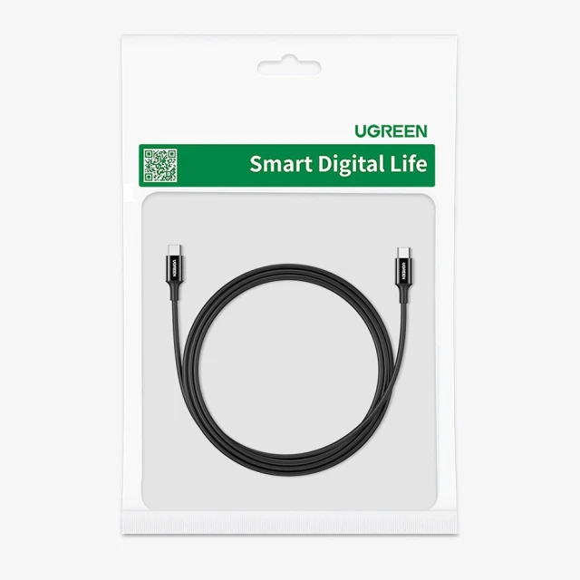 Кабель Ugreen USB Type-C to USB Type-C 1m White (UGR1288WHT)