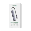USB-хаб Ugreen USB-A (male)/USB Type-C/3x USB-A (female)/Ethernet RJ45 Gray (UGR1219SLV)