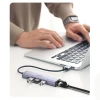 USB-хаб Ugreen USB-A (male)/USB Type-C/3x USB-A (female)/Ethernet RJ45 Gray (UGR1219SLV)