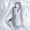 USB-хаб Ugreen USB-A (male)/USB Type-C/3x USB-A (female)/Ethernet RJ45 Gray (UGR1219SLV)