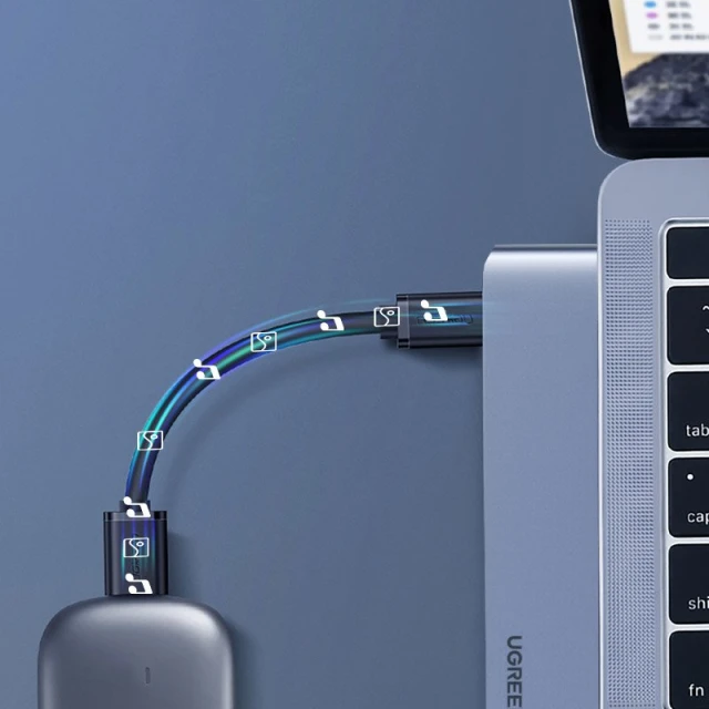 USB-хаб Ugreen 2x USB Type-C to USB Type-C PD/3x USB-A 3.0 Gray (UGR1406)