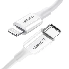Кабель Ugreen USB Type-C to Lightning 3A 0.25m White (UGR1291WHT)