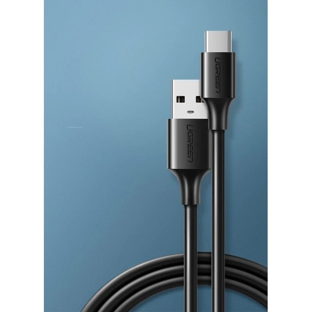 Кабель Ugreen USB-A to USB Type-C 3A 3m Black (UGR1163BLK)