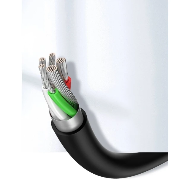 Кабель Ugreen USB-A to USB Type-C 3A 3m Black (UGR1163BLK)
