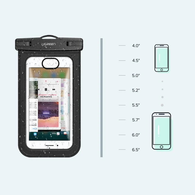 Водонепроникний чохол Ugreen Waterproof IPX8 Black (UGR192)