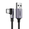 Кабель Ugreen US284 Angled USB-A to USB-C 20W 3m Black (70255)