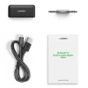 Аудіоприймач Ugreen Bluetooth 5.0 Audio Receiver AUX Mini Jack for Car Black (UGR496)