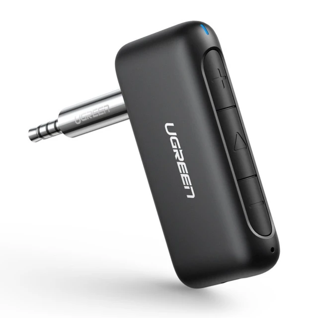 Аудіоприймач Ugreen Bluetooth 5.0 Audio Receiver AUX Mini Jack for Car Black (UGR496)