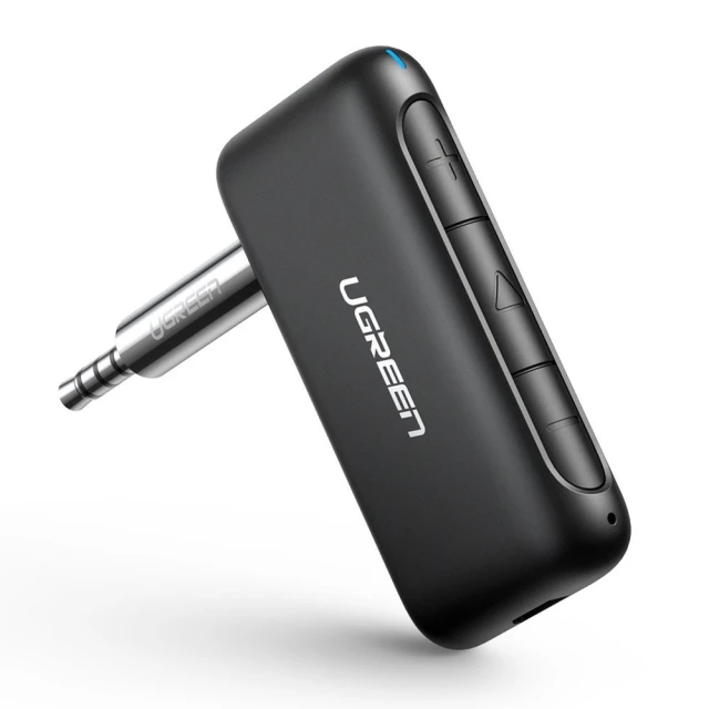 Аудіоприймач Ugreen Bluetooth 5.0 Audio Receiver AUX Mini Jack for Car Black (UGR496)