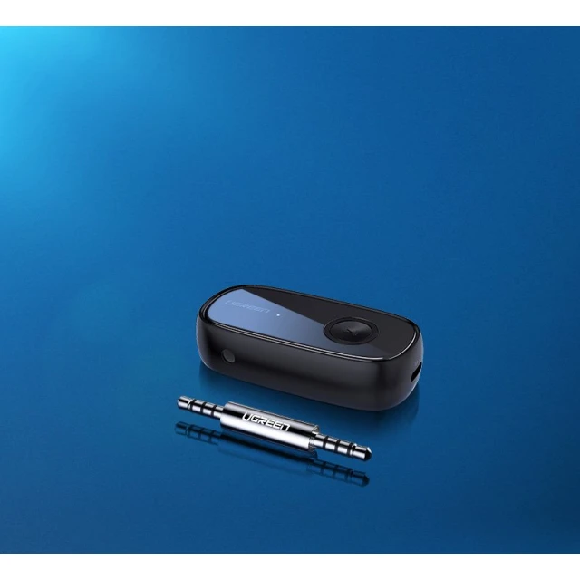 Аудиоадаптер Ugreen Bluetooth 5.0 Audio Receiver AUX Mini Jack Black (UGR442)