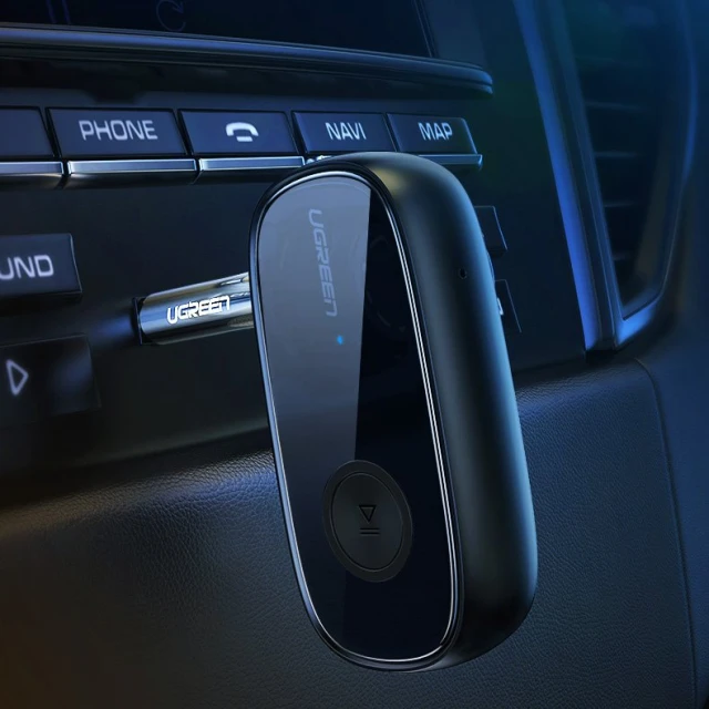 Аудиоадаптер Ugreen Bluetooth 5.0 Audio Receiver AUX Mini Jack Black (UGR442)