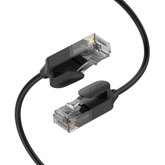 Патчкорд Ugreen Ethernet RJ45 Cat 6A UTP 1000Mbps 1m Black (UGR467BLK)