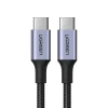 Кабель Ugreen Quick Charge USB Type-C to USB Type-C 100W 5A 2m Gray (UGR1148GRY)