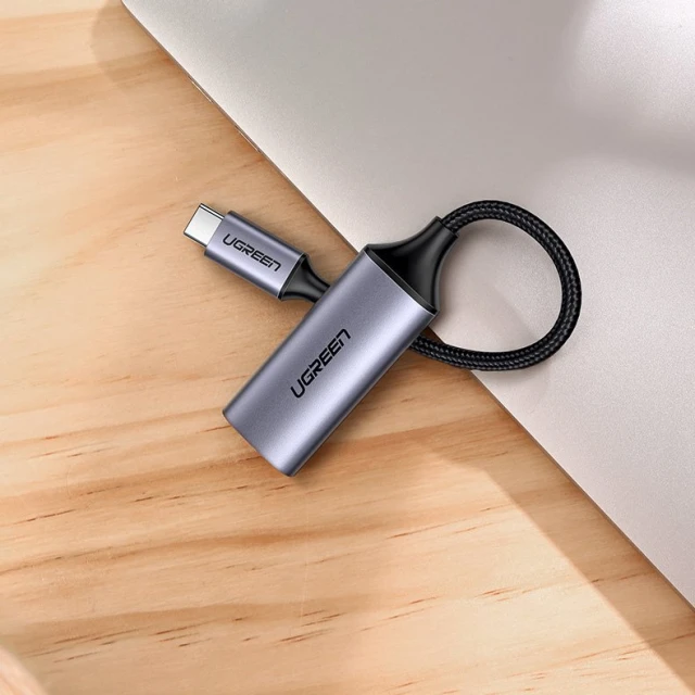 Адаптер Ugreen USB Type-C to HDMI 2.0 Adapter 4K 60 Hz Thunderbolt 3 for MacBook/PC Gray (UGR330GRY)
