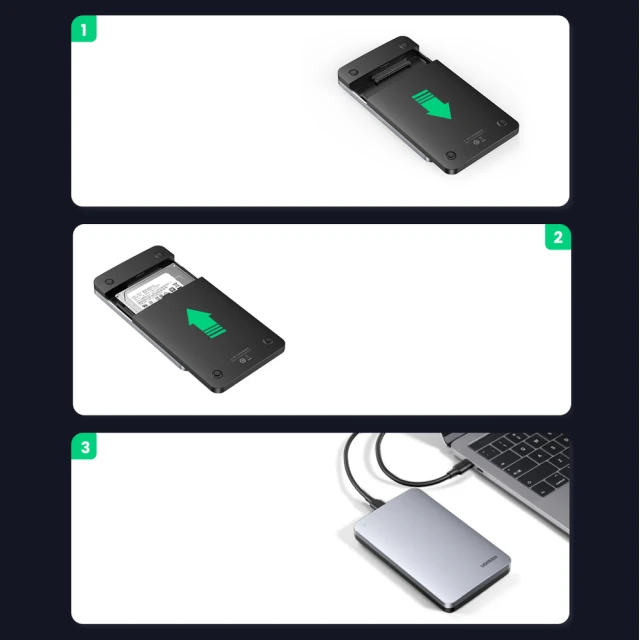 Корпус для жорсткого диска Ugreen 2.5