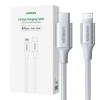 Кабель Ugreen US304 Lightning to USB-C PD 60W 1m Silver (70523)
