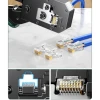 Кабельний затискач Ugreen Ethernet RJ45 NW136 8P6P Black/Green (70683-ugreen)
