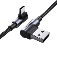 Кабель Ugreen USB-A to USB-C 3m Black (6957303878758)