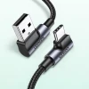 Кабель Ugreen USB-A to USB-C 3m Black (6957303878758)