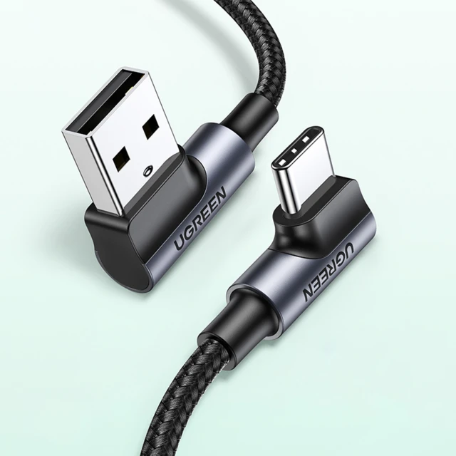 Кабель Ugreen USB-A to USB-C 3m Black (6957303878758)