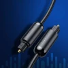 Кабель Ugreen Optical Audio Cable 1.5m Gray (6957303878918)