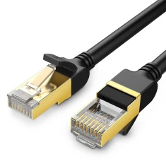 Кабель Ugreen NW107 RJ45 to RJ45 Cat.7 STP 10m Black (11273)
