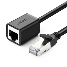 Кабель-подовжувач Ugreen Ethernet RJ45 (Male) to RJ45 (Female) 1000Mbps 0.5m Black (6957303882786)