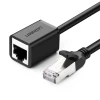 Кабель Ugreen Ethernet RJ45 Cat 6 FTP 1000Mbps 3m Black (6957303882823)