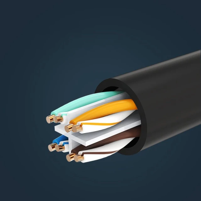 Кабель Ugreen Ethernet RJ45 Cat 6 FTP 1000Mbps 3m Black (6957303882823)