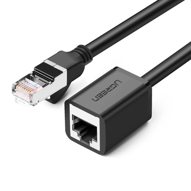 Кабель Ugreen Ethernet RJ45 Cat 6 FTP 1000Mbps 3m Black (6957303882823)