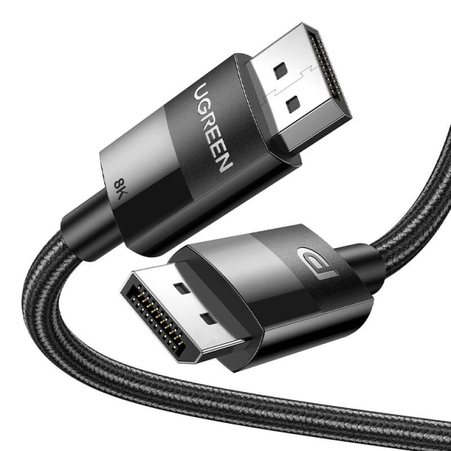 Кабель Ugreen DP114 DisplayPort to DisplayPort 8K 3m Black (80393)