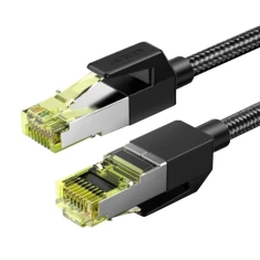 Кабель Ugreen NW150 RJ45 to RJ45 Cat.7 F/FTP 2m Black (80423)