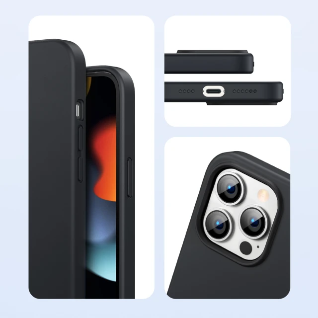 Чохол Ugreen Rubber Flexible Silicone для iPhone 13 Pro Black (UGR1252BLK)