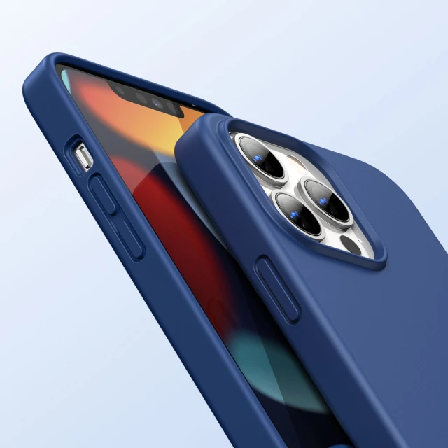 Чохол Ugreen Rubber Flexible Silicone для iPhone 13 Pro Blue (UGR1253BLU)