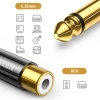 Штекер Ugreen 6.35mm Jack Adapter to RCA Gold (6957303887316)
