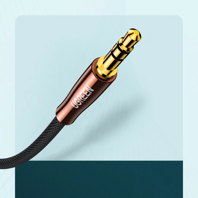 Кабель Ugreen Mini Jack 3.5mm to 2x RCA 2m Copper (6957303888474)