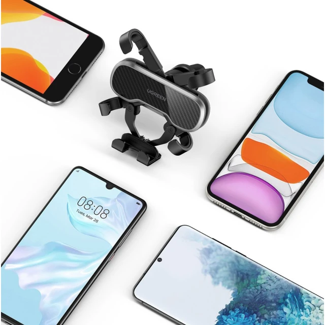 Автотримач Ugreen Gravity Car Phone Holder Black (6957303888719)