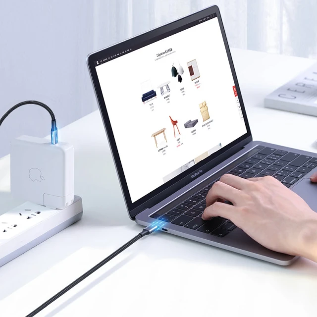 Кабель Ugreen Quick Charge USB Type-C to USB Type-C 100 Вт 5A 3m Gray (UGR1171GRY)