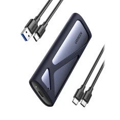 Відсік для твердотільного накопичувача Ugreen SSD Bay USB 3.2 Gen 2 (SuperSpeed USB 10 Gbps) Black (UGR1224GRY)