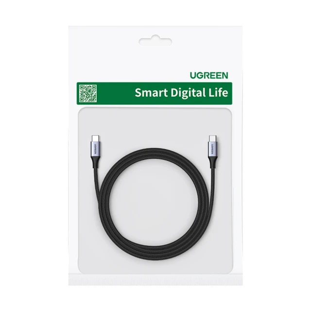 Кабель Ugreen USB Type-C to USB Type-C 240W 5A 2m Gray (UGR1317GRY)