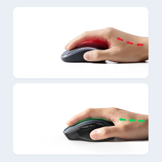 Миша Ugreen USB Optical Wireless Mouse 2.4GHz 4000DPI Black (UGR1323BLK)