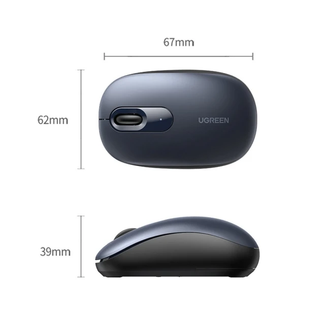 Беспроводная мышь Ugreen MU105 2.4GHz Dark Blue (90550-ugreen)