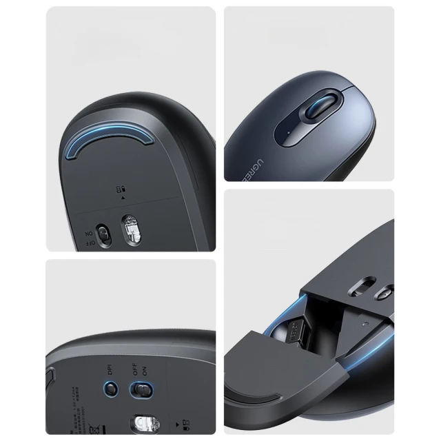 Беспроводная мышь Ugreen MU105 2.4GHz Dark Blue (90550-ugreen)