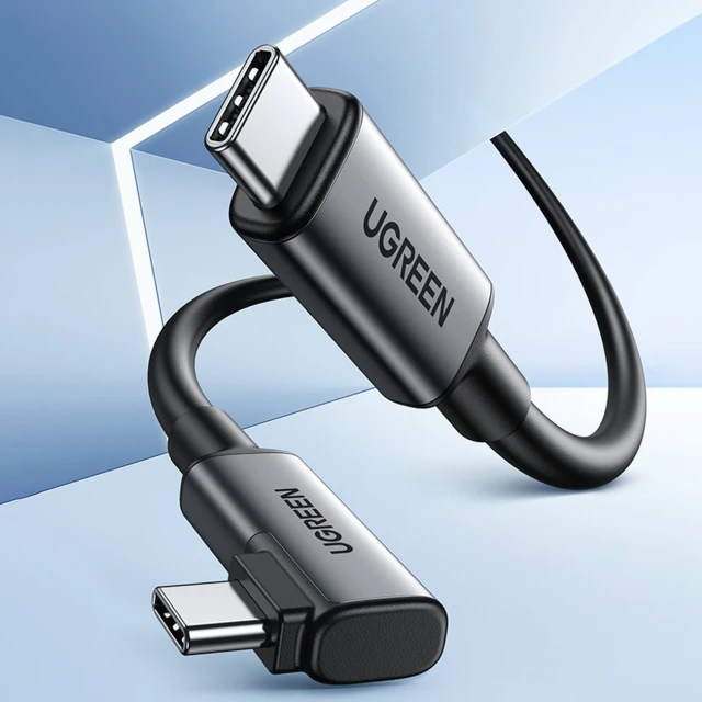 Кабель Ugreen Angled USB-C to USB-C 5m Black (90629-UGREEN)