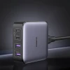 Мережевий подовжувач Ugreen GaN 2x USB-C/2x USB-A 65W 2m Black (6957303897476)