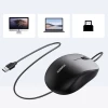 Мышка Ugreen проводная оптическая Black (6957303897896)