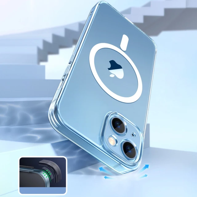 Чохол Ugreen Classy Clear Magnetic Protective Case для iPhone 14 Plus Transparent with MagSafe (90935-UGREEN)