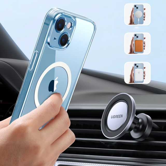 Чохол Ugreen Classy Clear Magnetic Protective Case для iPhone 14 Plus Transparent with MagSafe (90935-UGREEN)