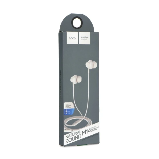 Навушники Hoco M14 Jack 3.5 mm White (6957531049333)